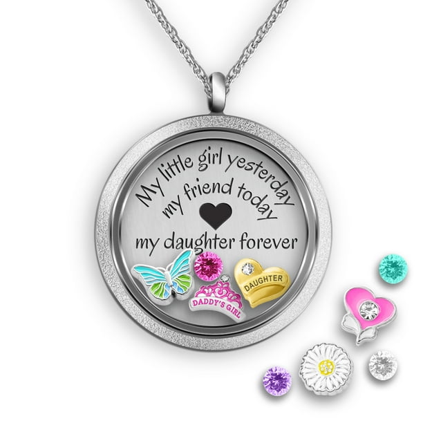 Parent Children Pet Charm Pendant Mothers Fathers Gifts Women Necklace Mom Dad